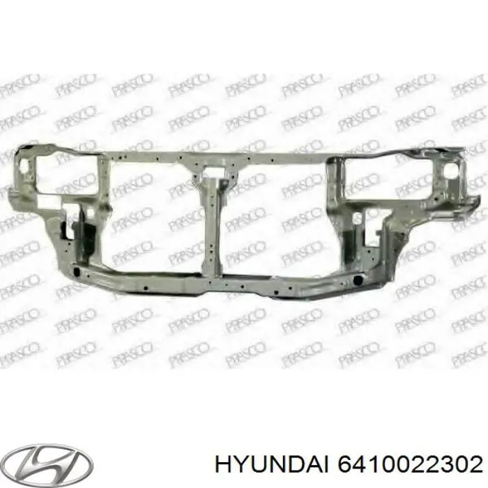 6410022302 Hyundai/Kia суппорт радиатора в сборе (монтажная панель крепления фар)
