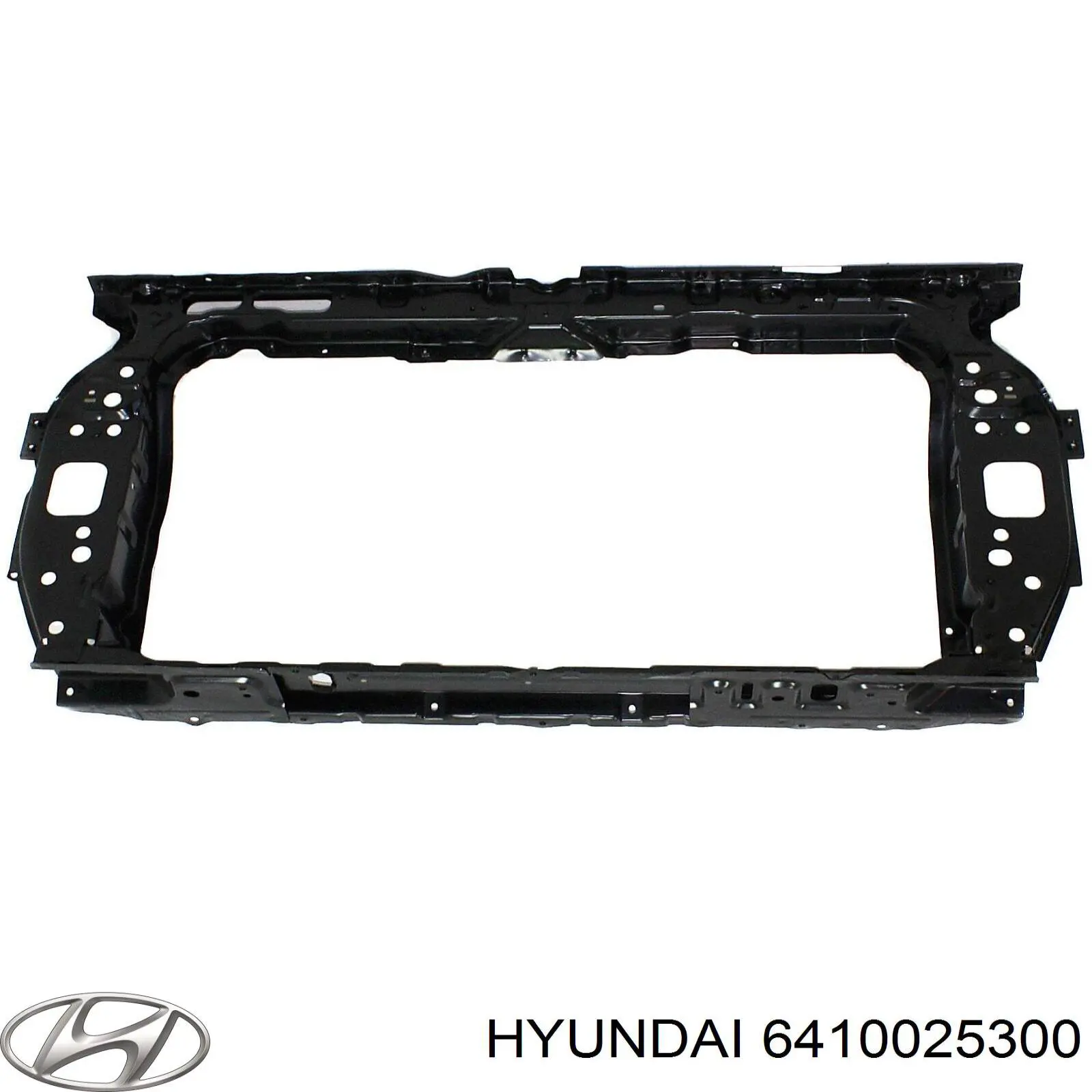 6410025300 Hyundai/Kia суппорт радиатора в сборе (монтажная панель крепления фар)