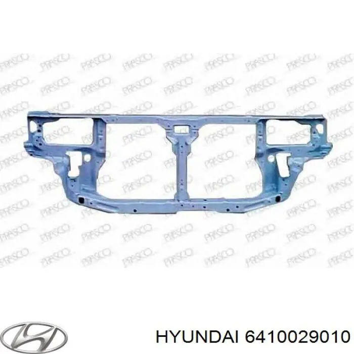 6410029010 Hyundai/Kia суппорт радиатора в сборе (монтажная панель крепления фар)