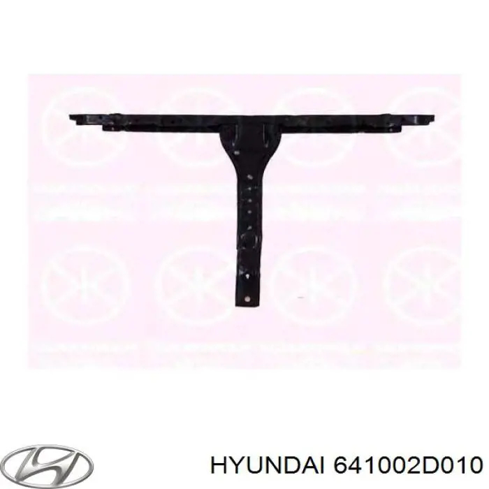 Суппорт радиатора в сборе (монтажная панель крепления фар) на Hyundai Elantra XD
