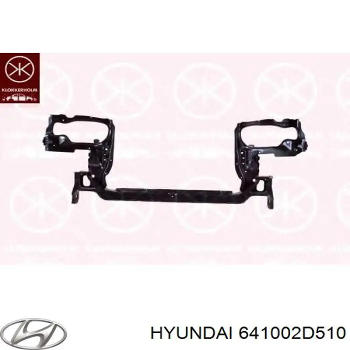 Суппорт радиатора нижний (монтажная панель крепления фар) на Hyundai Elantra 