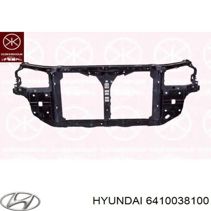 Суппорт радиатора нижний (монтажная панель крепления фар) на Hyundai Sonata EF