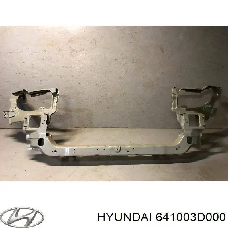 Суппорт радиатора нижний (монтажная панель крепления фар) на Hyundai Sonata 