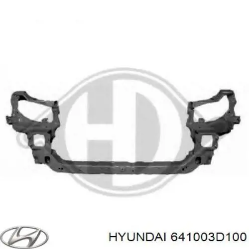 641003D100 Hyundai/Kia суппорт радиатора нижний (монтажная панель крепления фар)