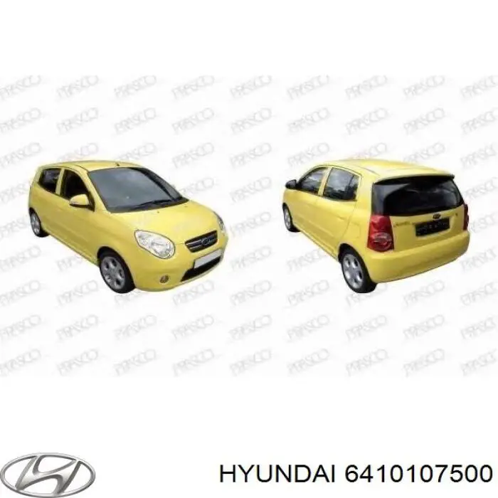 Рамка радиатора 6410107500 Hyundai/Kia