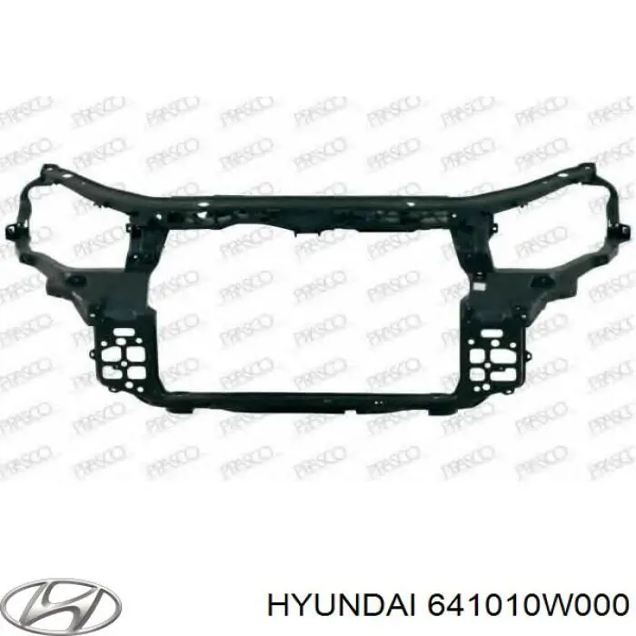 Suporte do radiador montado (painel de montagem de fixação das luzes) para Hyundai Santa Fe 