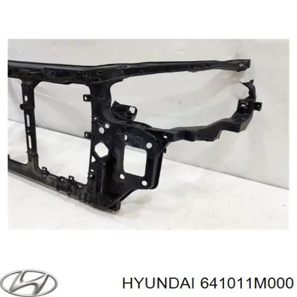 641011M000 Hyundai/Kia суппорт радиатора в сборе (монтажная панель крепления фар)