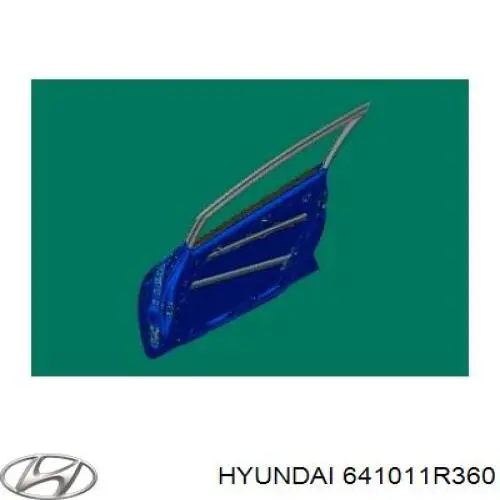 Кронштейн для радиатора Hyundai/Kia 641011R360