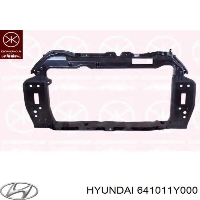 641011Y000 Hyundai/Kia suporte do radiador montado (painel de montagem de fixação das luzes)