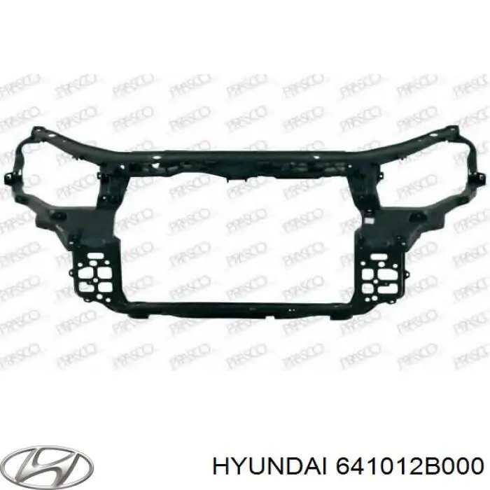 641012B000AS Hyundai/Kia суппорт радиатора в сборе (монтажная панель крепления фар)