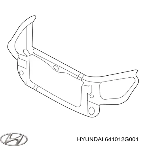 Панель передняя Hyundai/Kia 641012G001 цена, от 218.11 USD