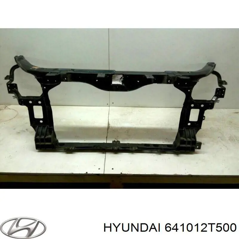 Суппорт радиатора в сборе (монтажная панель крепления фар) Hyundai/Kia 641012T500
