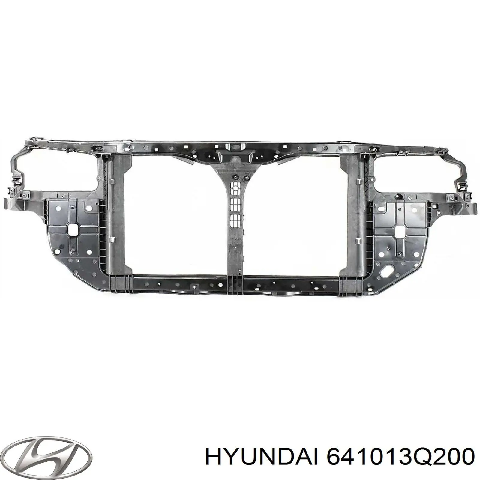 Суппорт радиатора в сборе (монтажная панель крепления фар) на Hyundai Sonata YF
