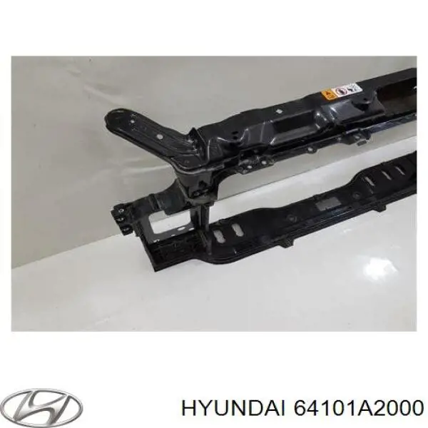 64101A2000 Hyundai/Kia суппорт радиатора в сборе (монтажная панель крепления фар)
