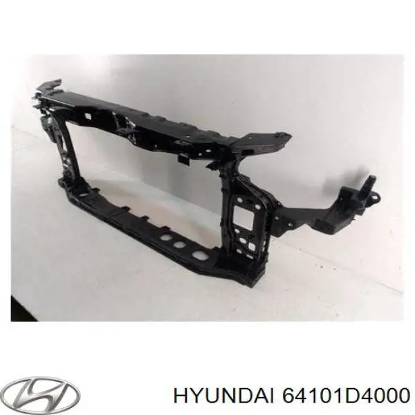 Суппорт радиатора в сборе (монтажная панель крепления фар) Hyundai/Kia 64101D4000