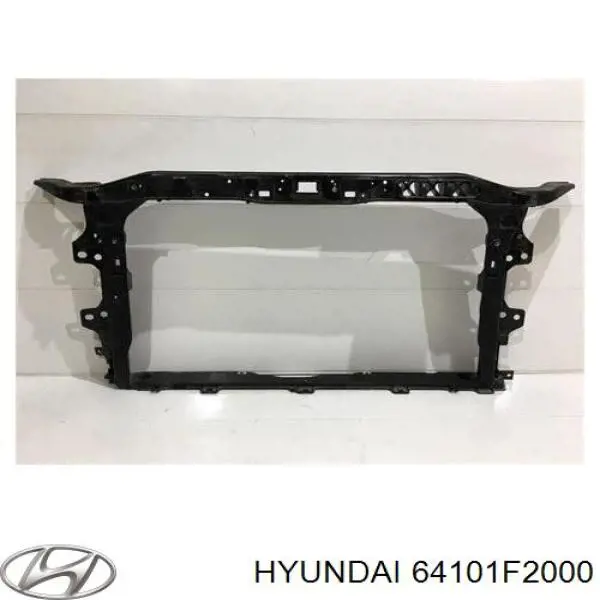 64101F2000 Hyundai/Kia суппорт радиатора в сборе (монтажная панель крепления фар)