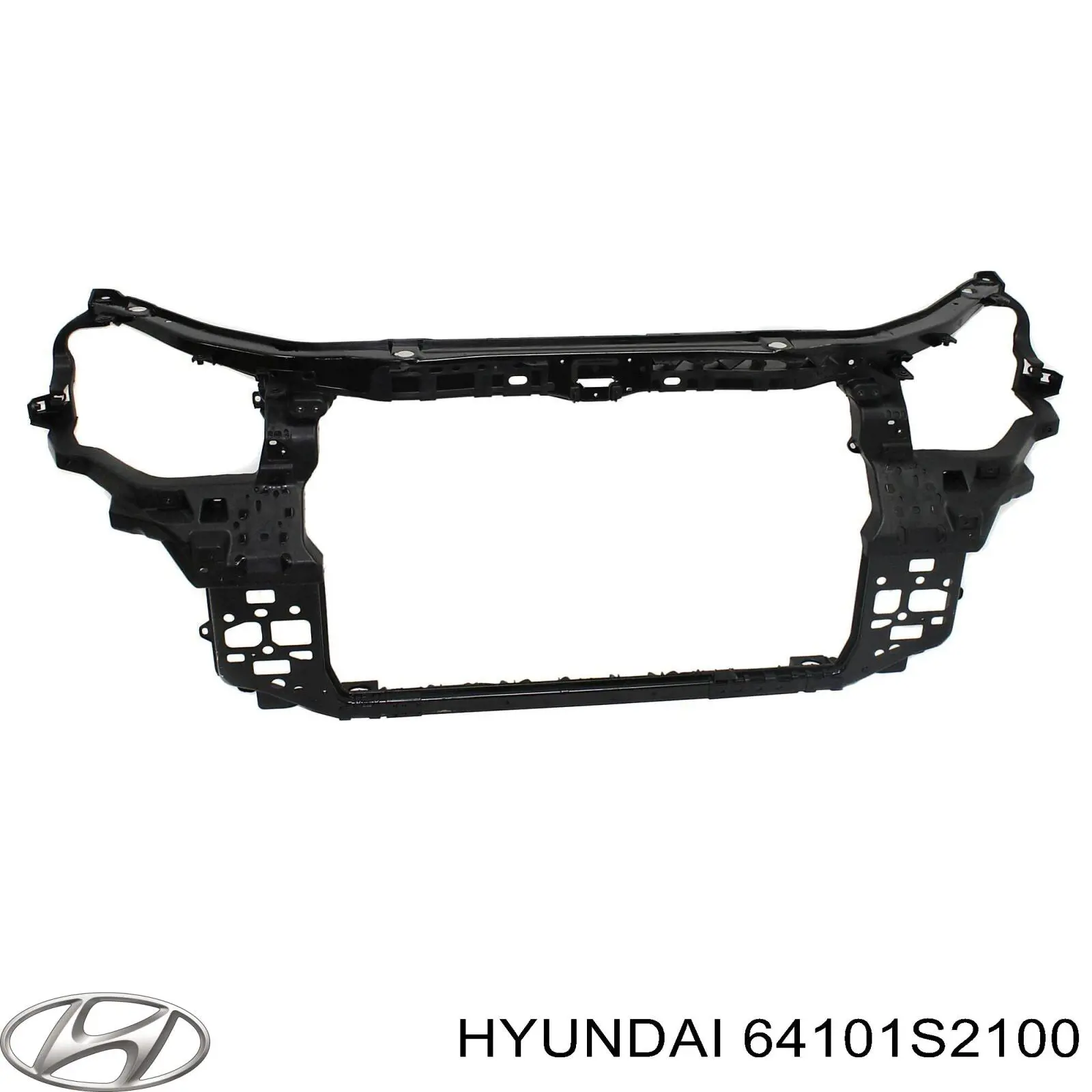 64101S2100 Hyundai/Kia суппорт радиатора в сборе (монтажная панель крепления фар)