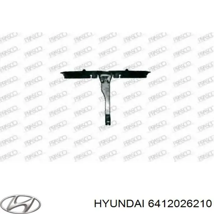 6412026210 Hyundai/Kia суппорт радиатора верхний (монтажная панель крепления фар)