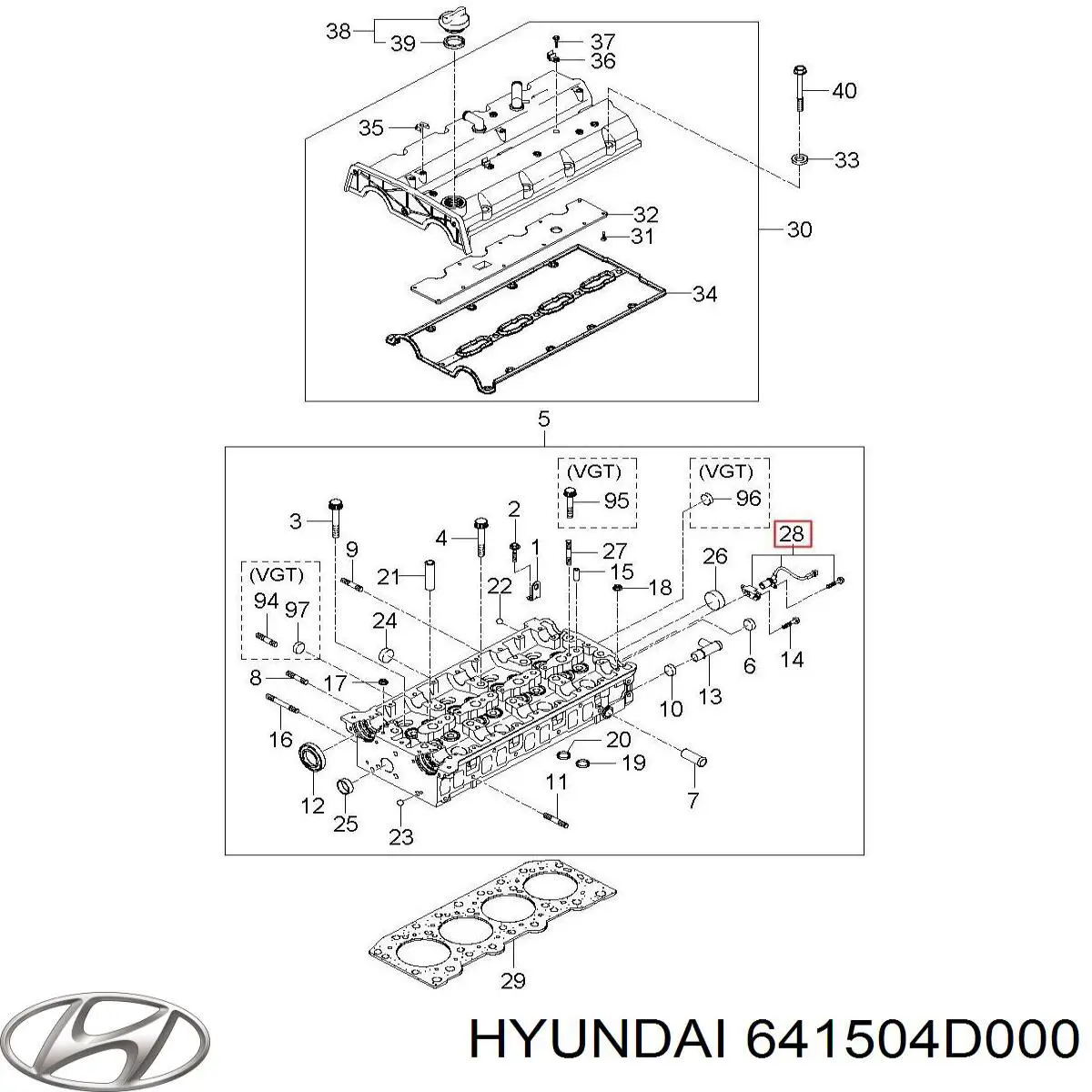 641504D000 Hyundai/Kia 