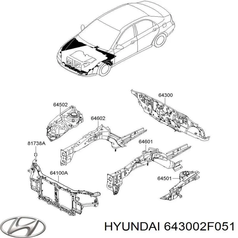 643002F051 Hyundai/Kia 