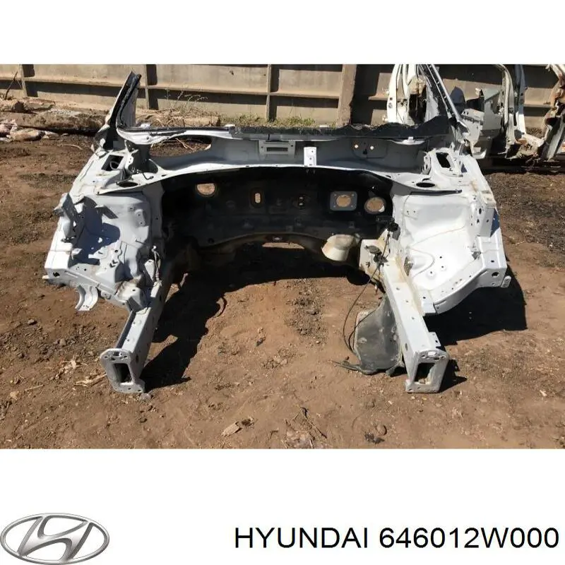 646012W000 Hyundai/Kia лонжерон рамы передний левый