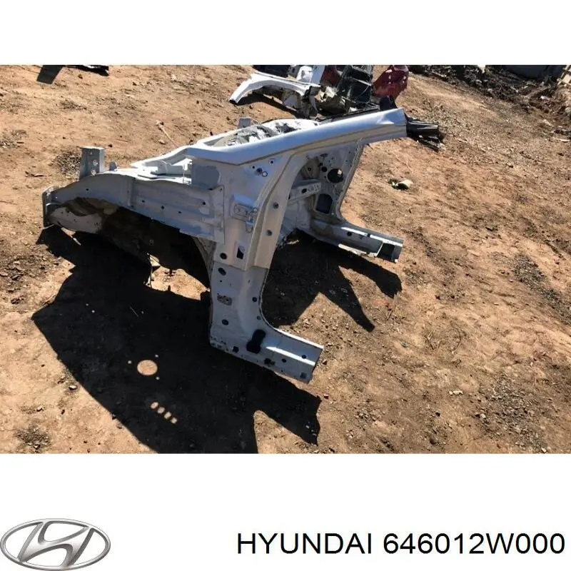Левый передний лонжерон Hyundai/Kia 646012W000 цена, от 172.18 USD