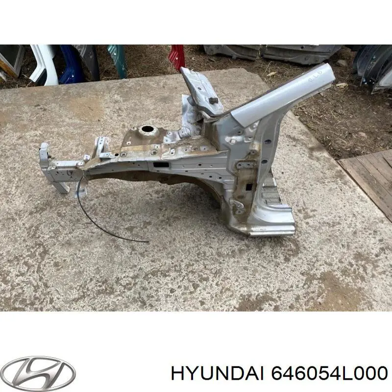 Лонжерон левый 646054L000 Hyundai/Kia