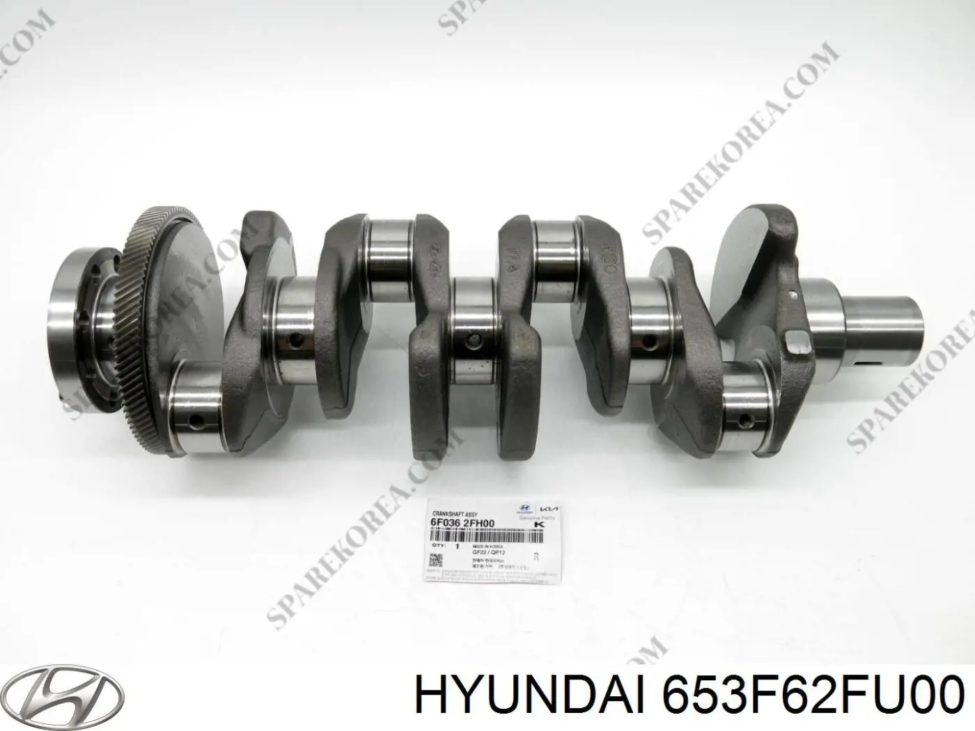 Вал коленчатый и маховик Hyundai/Kia 653F62FU00 цена, от 1415.68 USD
