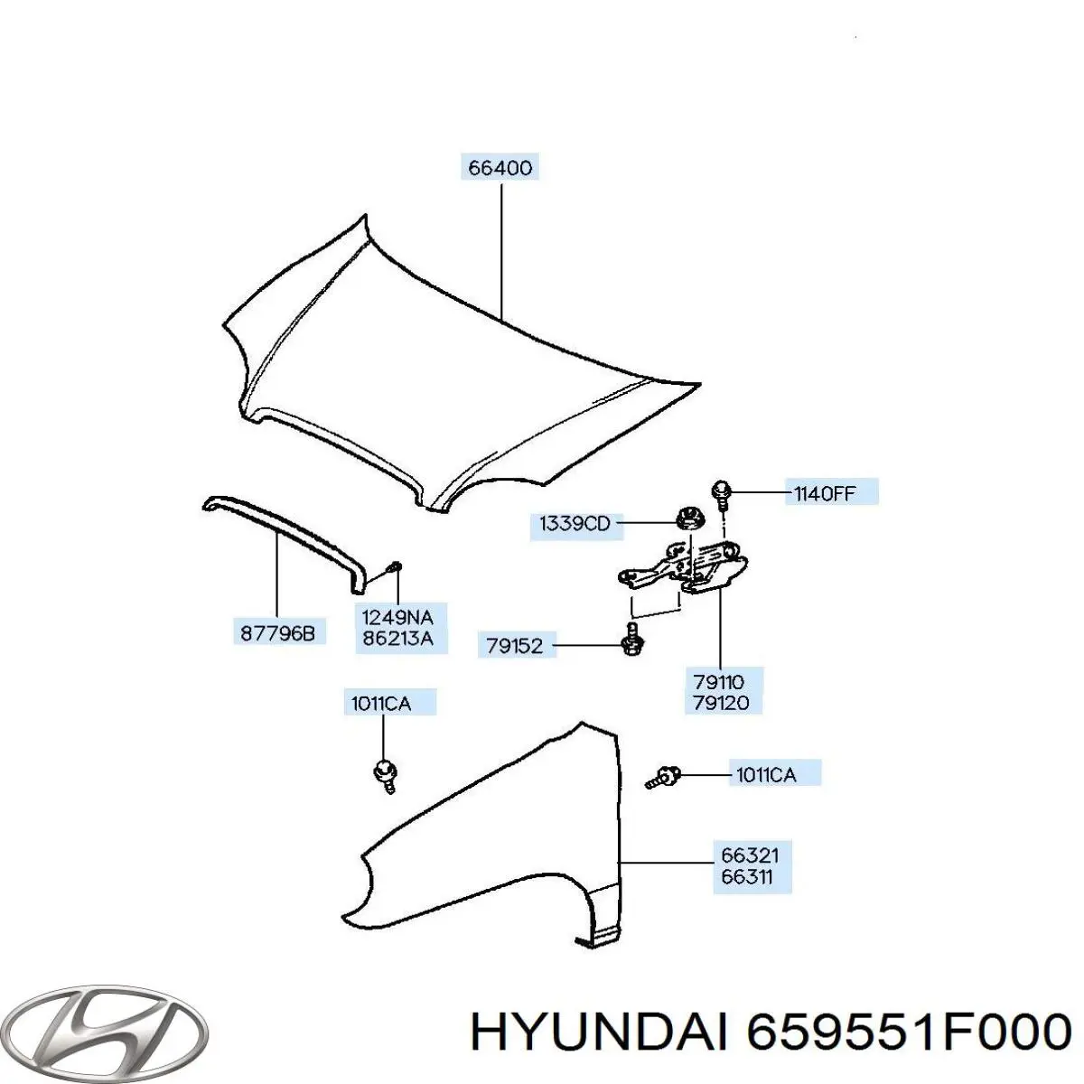 Купить 659552E000 Hyundai/Kia 