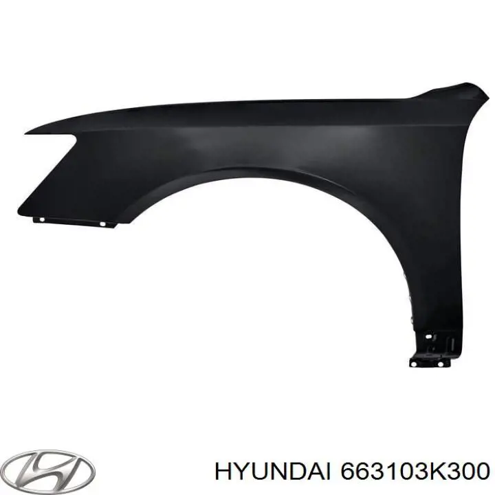 663103K300 Hyundai/Kia крыло переднее левое