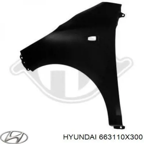 Купить 663110X300 Hyundai/Kia Крыло переднее левое