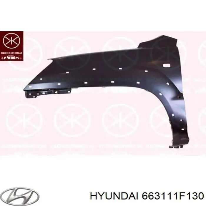 Купить 663111F130 Hyundai/Kia Крыло переднее левое