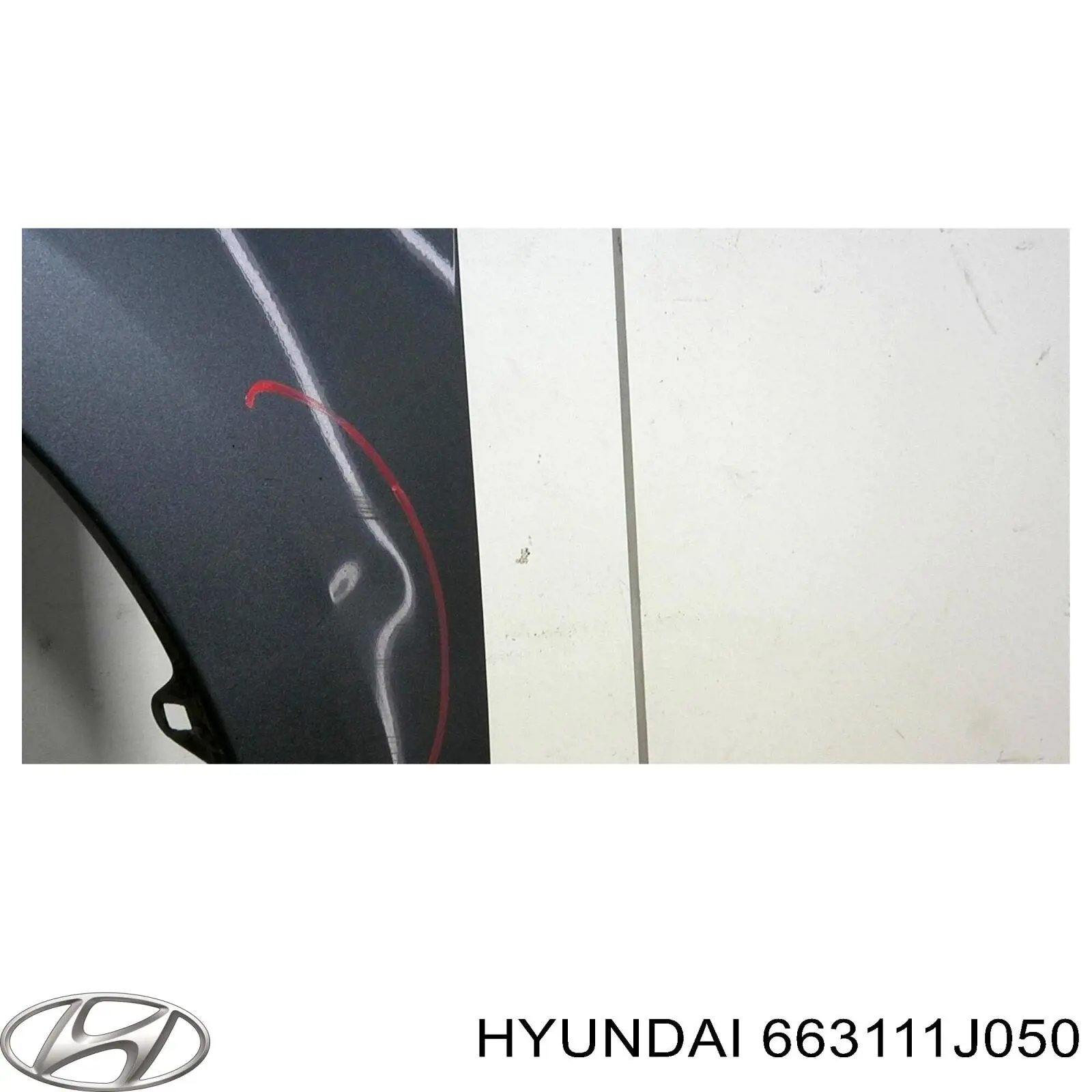 663111J050 Hyundai/Kia Переднее левое крыло