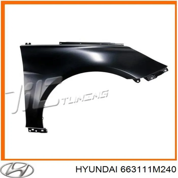 663111M240 Hyundai/Kia Переднее левое крыло