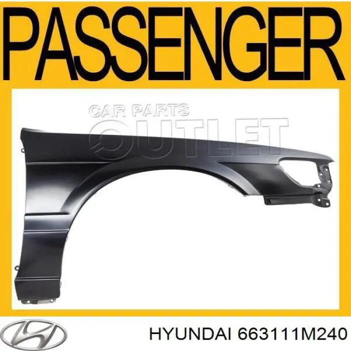 Купить 663111M240 Hyundai/Kia Крыло переднее левое