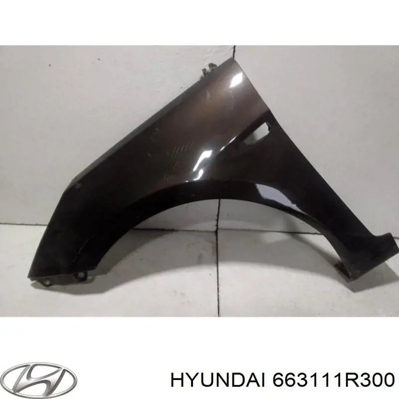 Крыло переднее левое Hyundai/Kia 663111R300