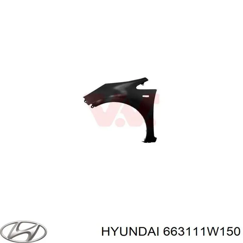 Крыло переднее левое FPS FP4035313 цена, от 121.81 USD