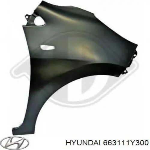 663111Y300 Hyundai/Kia крыло переднее левое