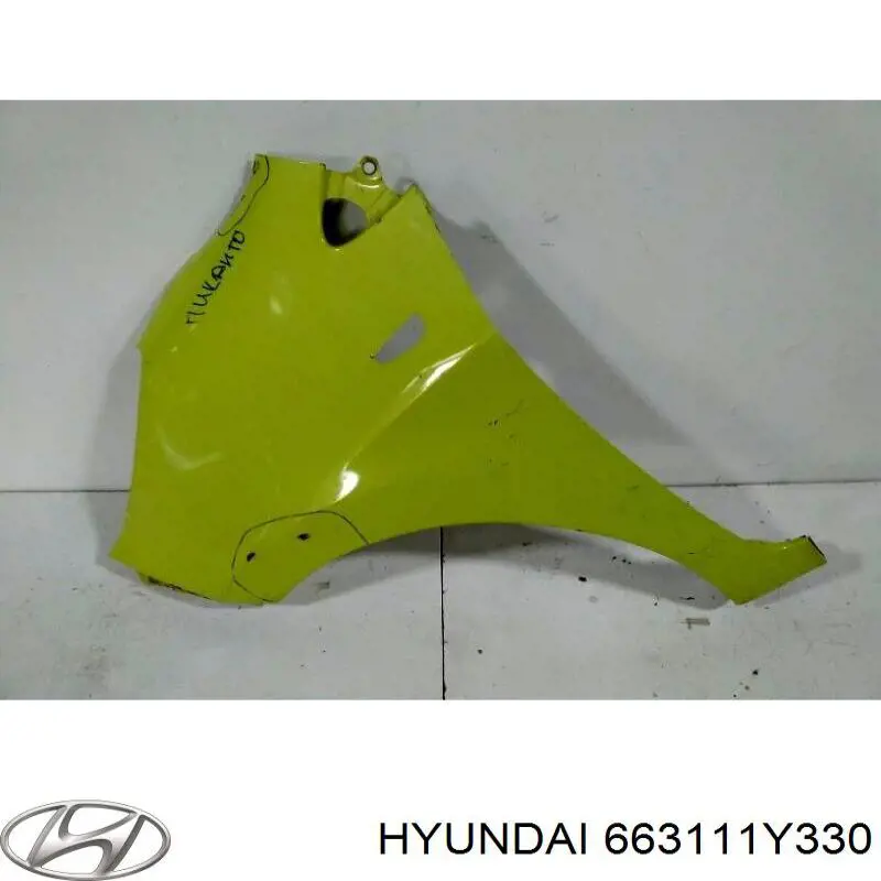663111Y330 Hyundai/Kia крыло переднее левое