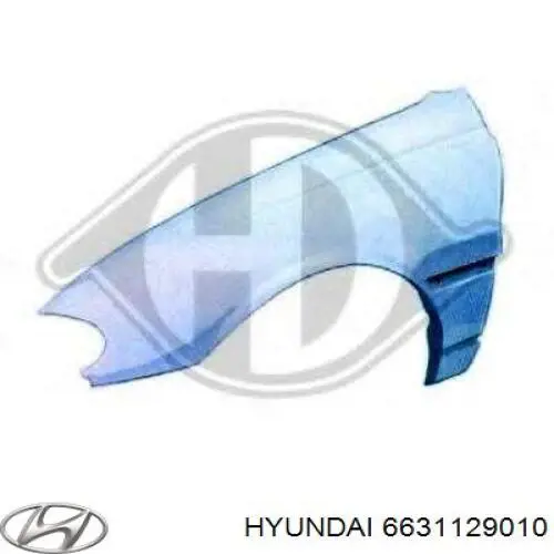 Купить 6631129010 Hyundai/Kia Крыло переднее левое