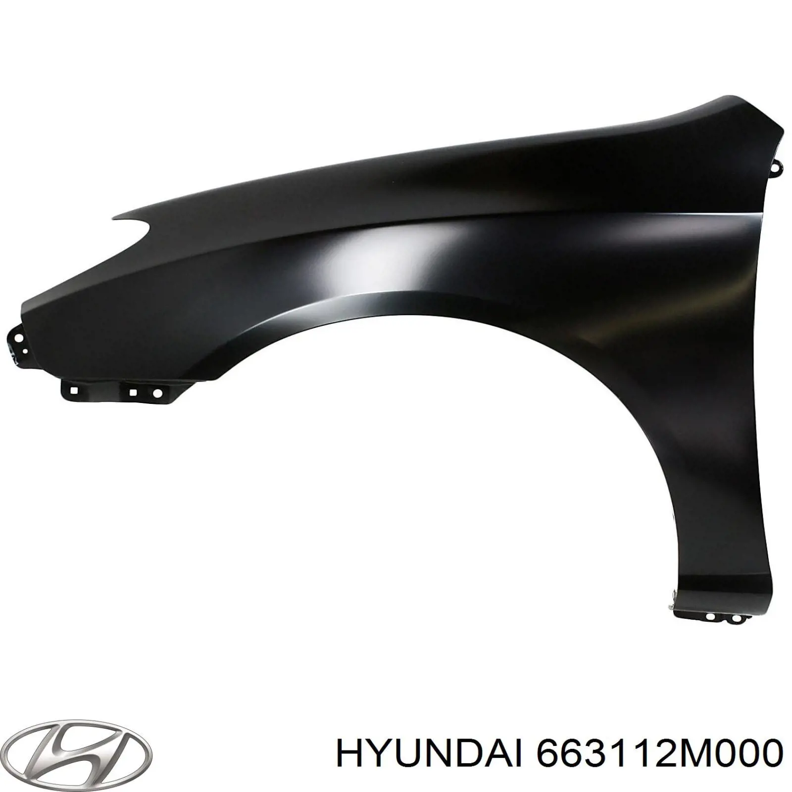 Крыло переднее левое Hyundai/Kia 663112M000 цена, от 194.87 USD