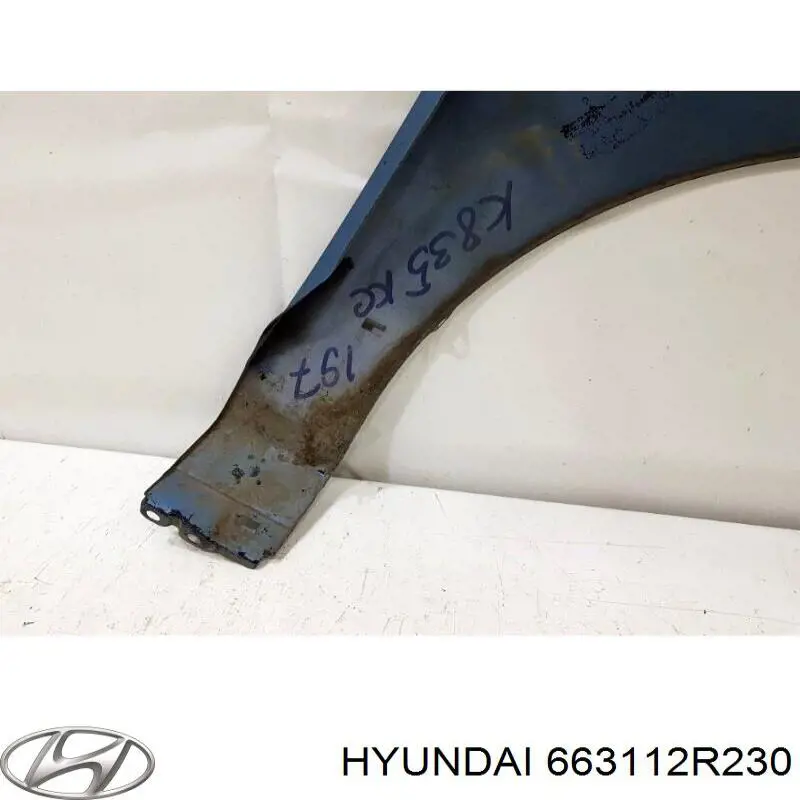 Крыло переднее левое Hyundai/Kia 663112R230 цена, от 63.35 USD