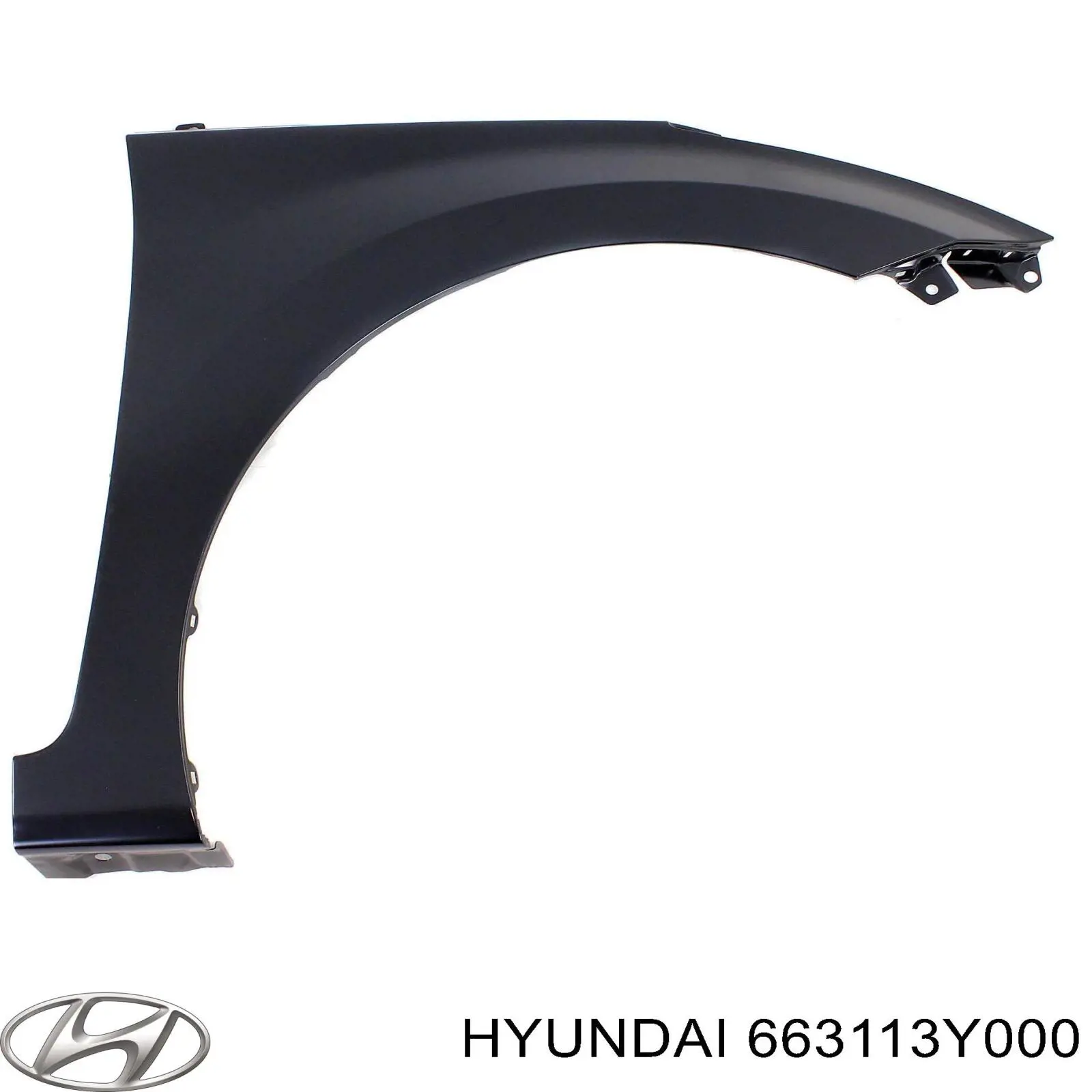Купить 663113Y000 Hyundai/Kia Крыло переднее левое