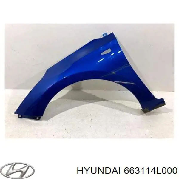 Крыло переднее левое 663114L000 Hyundai/Kia