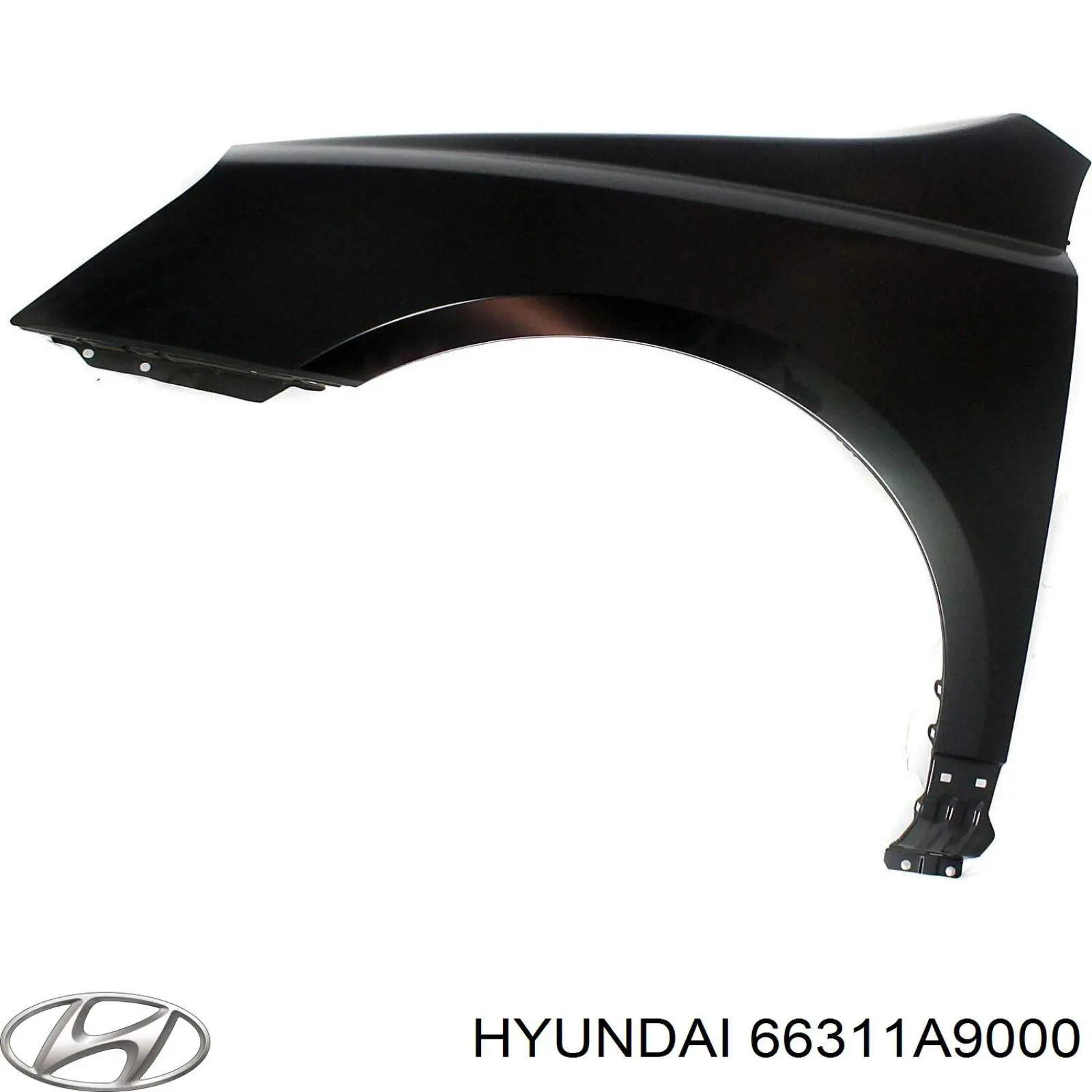 66311A9000 Hyundai/Kia Переднее левое крыло