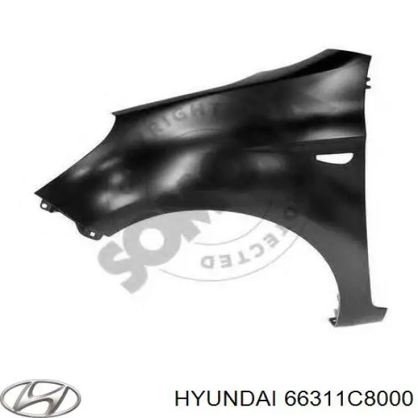 Крыло переднее левое Hyundai/Kia 66311C8000 цена, от 113.60 USD