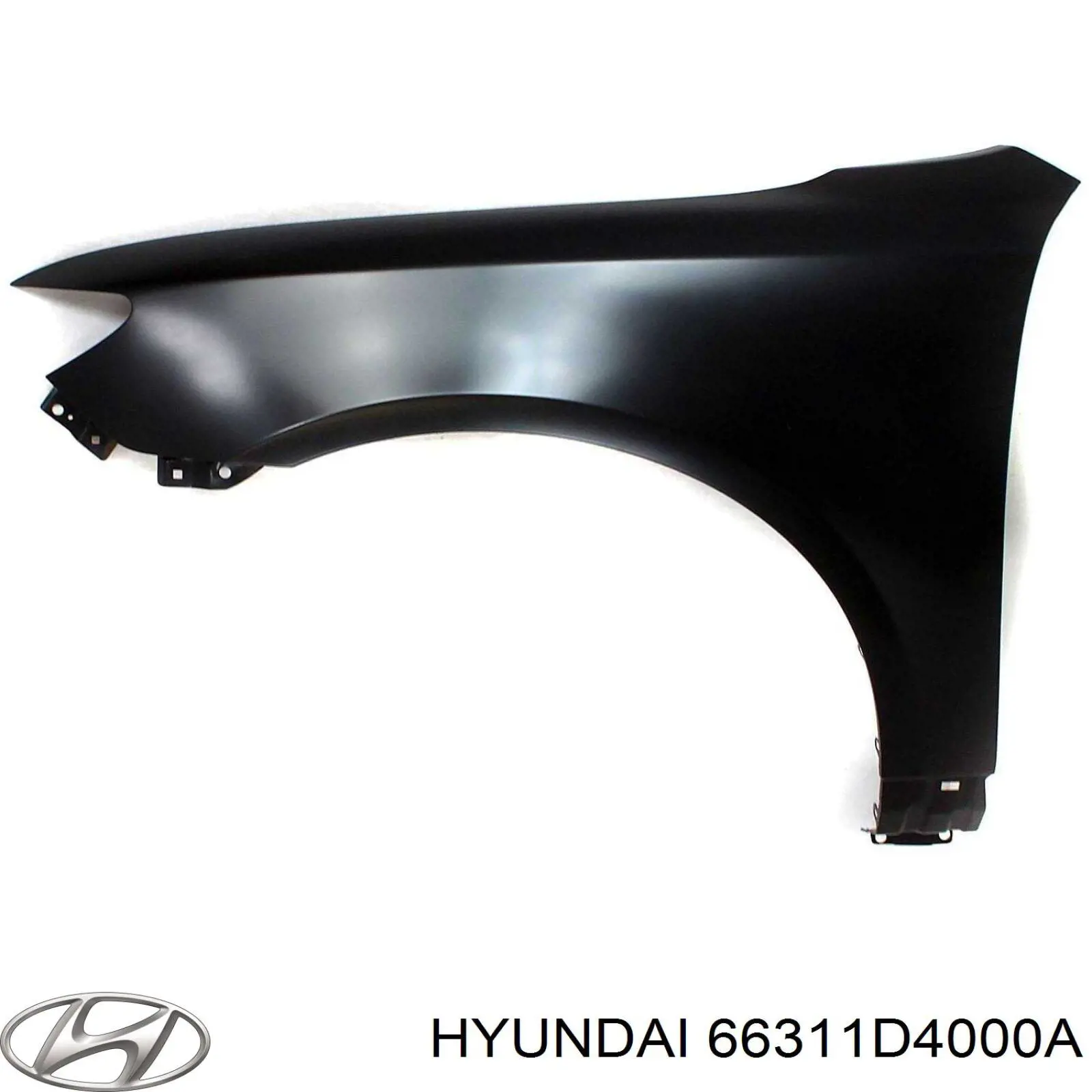 66311D4000A Hyundai/Kia крыло переднее левое