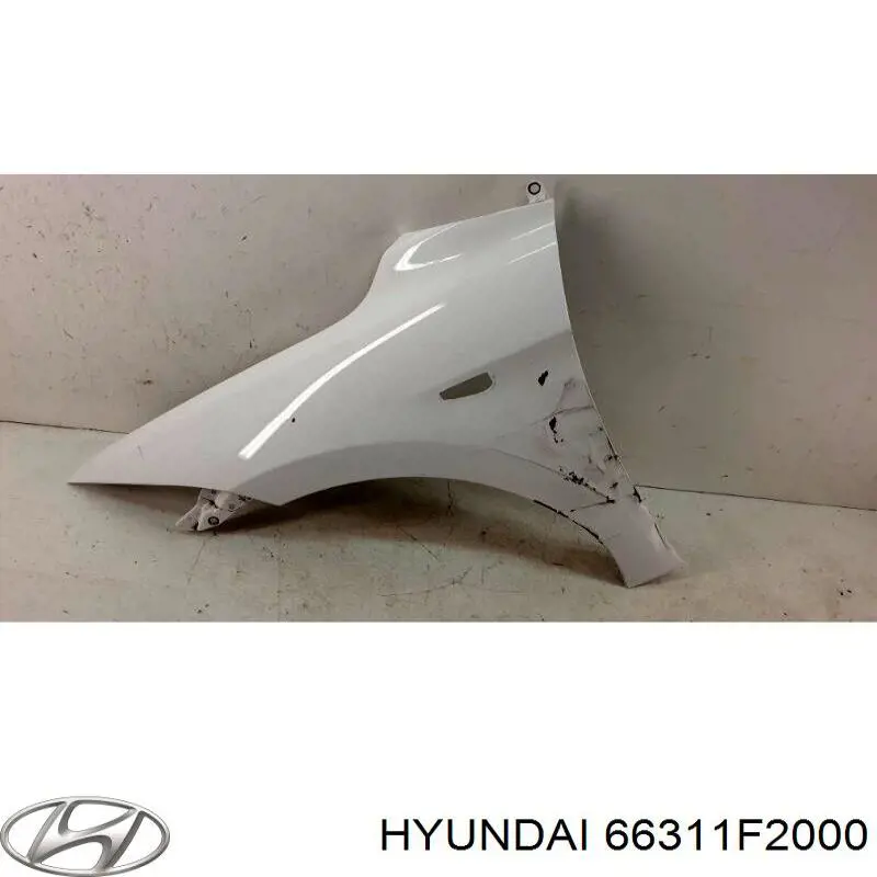 Крыло переднее левое 66311F2000 Hyundai/Kia