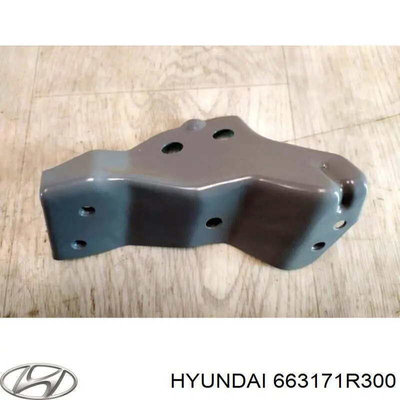 663171R300 Hyundai/Kia consola dianteira de fixação do pára-lama dianteiro esquerdo