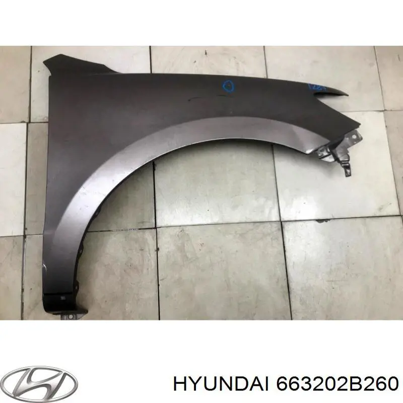 Купить 663202B260 Hyundai/Kia Крыло переднее правое